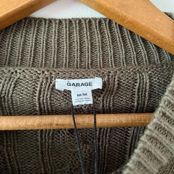 GARAGE knit cropped sweater - Picture 5 of 5